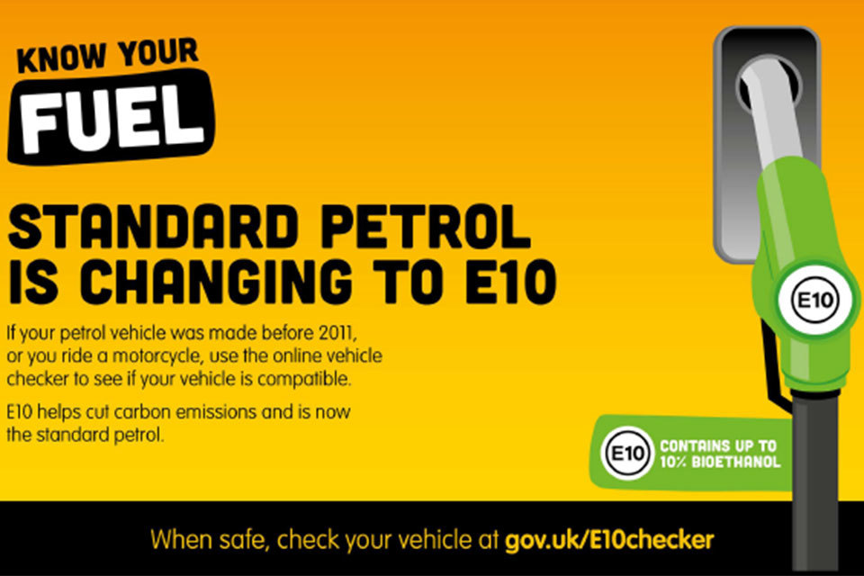 Fuelling a greener future – E10 petrol available at pumps from today