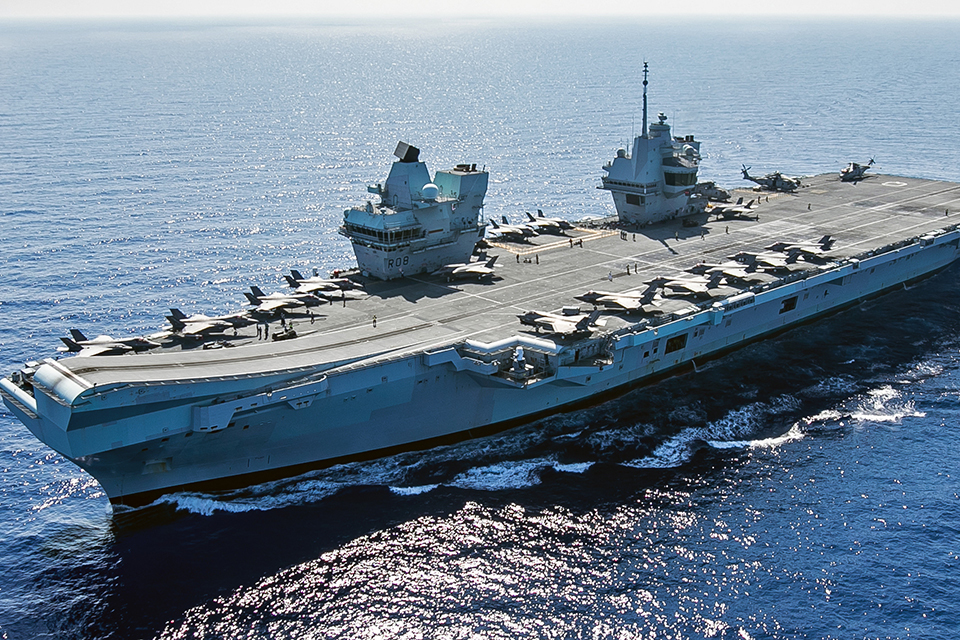 UK Carrier Strike Group flagship HMS Queen Elizabeth to arrive in Japan -  GOV.UK