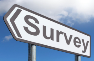 Survey sign post
