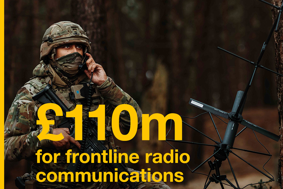 £110 million investment for frontline radio communications