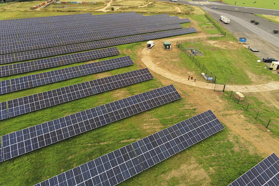 British Army opens first solar farm