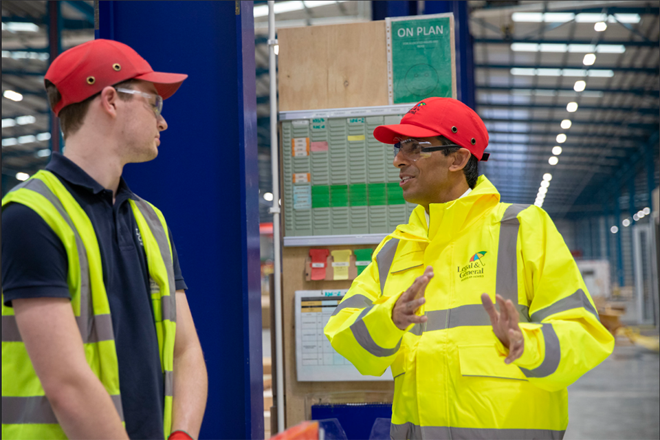 Chancellor visits Yorkshire to see super deduction in action