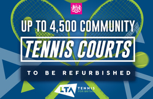 4,500 community tennis courts to be refurbished
