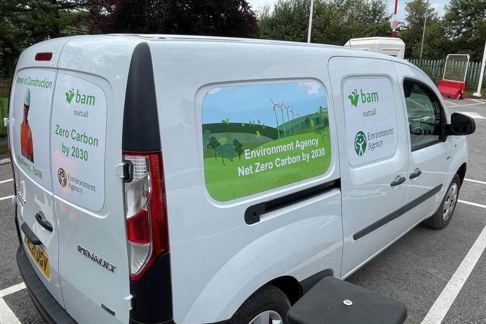 Electric vehicles deployed on Hebden Bridge Flood Alleviation Scheme