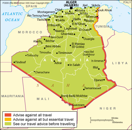 uk travel advice algeria