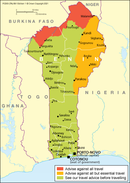 travel requirements to benin