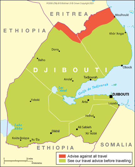 state department travel advisory djibouti