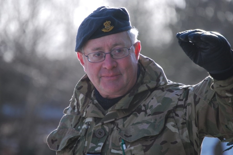 MBE for Cadet Force Adult Volunteer Sqn Ldr Thompson after 40 years of dedicated service