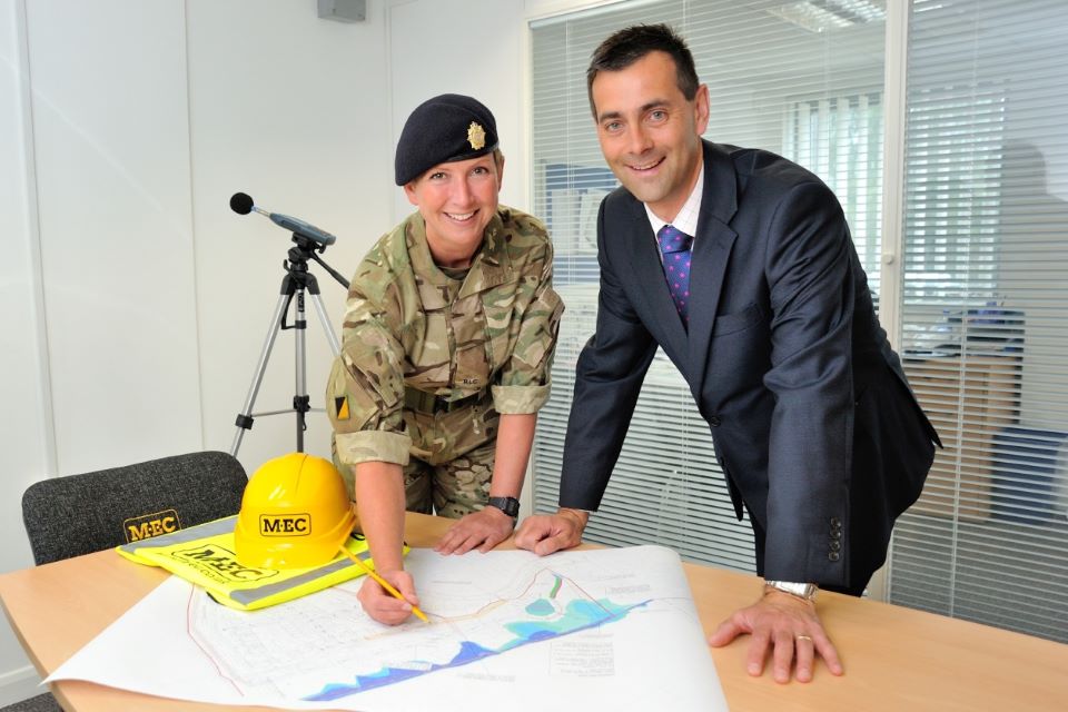 Director of M-EC Consulting signs Armed Forces Covenant alongside Reservist.