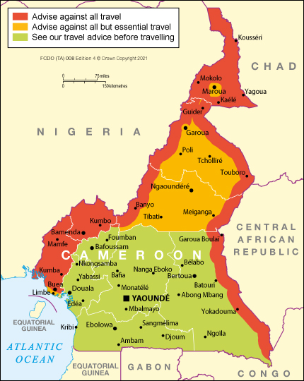 uk gov travel cameroon