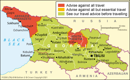 travel restrictions to georgia country