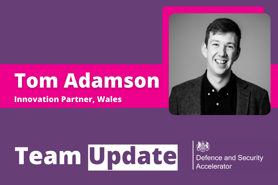 Tom Adamson joins DASA as Innovation Partner for Wales