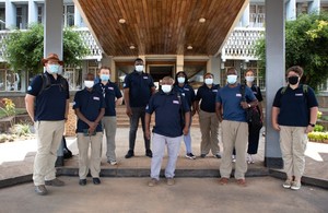 UK Emergency Medical Team pictured in Malawi