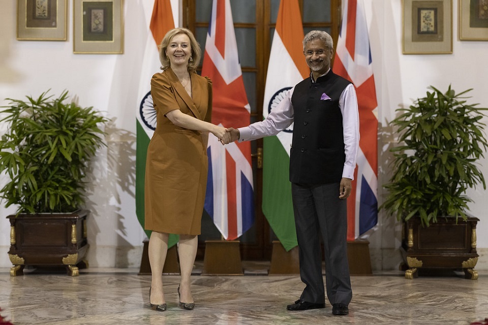 Foreign Secretary travels to India to strengthen economic and tech ties, October 2021