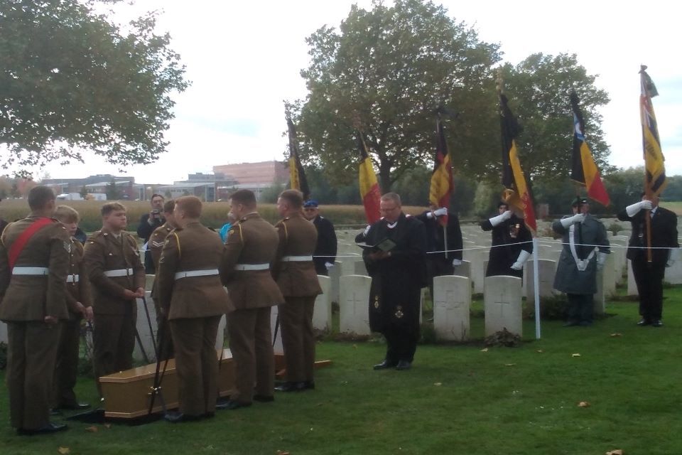Medal ribbons help identify Great War casualty