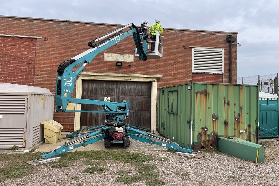 Device installed to track bats at a Suffolk pumping station