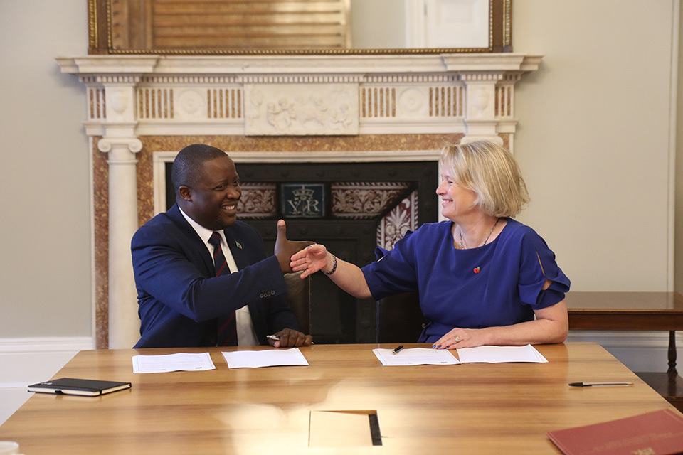 Green Growth Compact agreement between the UK and Zambia