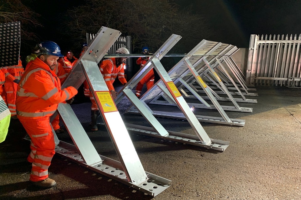 Newhaven flood barrier success
