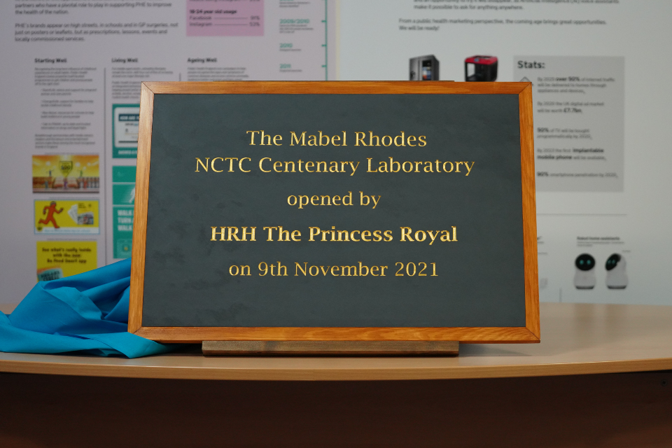 HRH The Princess Royal opens new UKHSA lab at Colindale