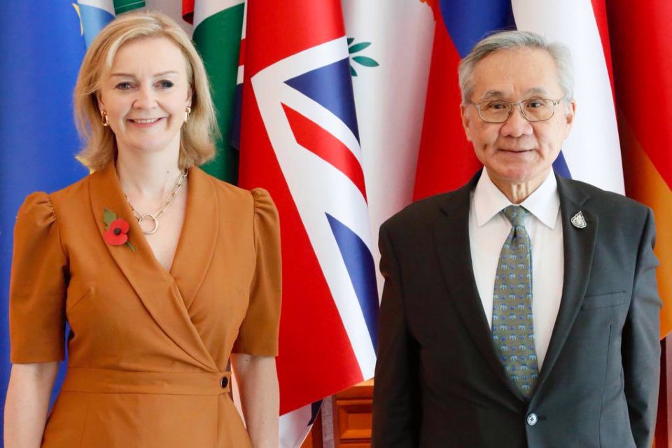 Foreign Secretary arrives in Thailand for talks on deepening economic and security ties