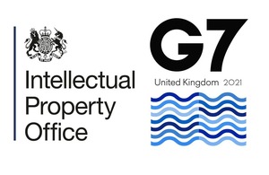 Intellectual Property Office and G7 United Kingdom 2021 logos