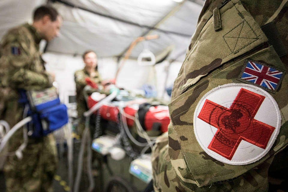 Medic in the armed forces