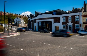 External shot of The Bus Station in Whitehaven
