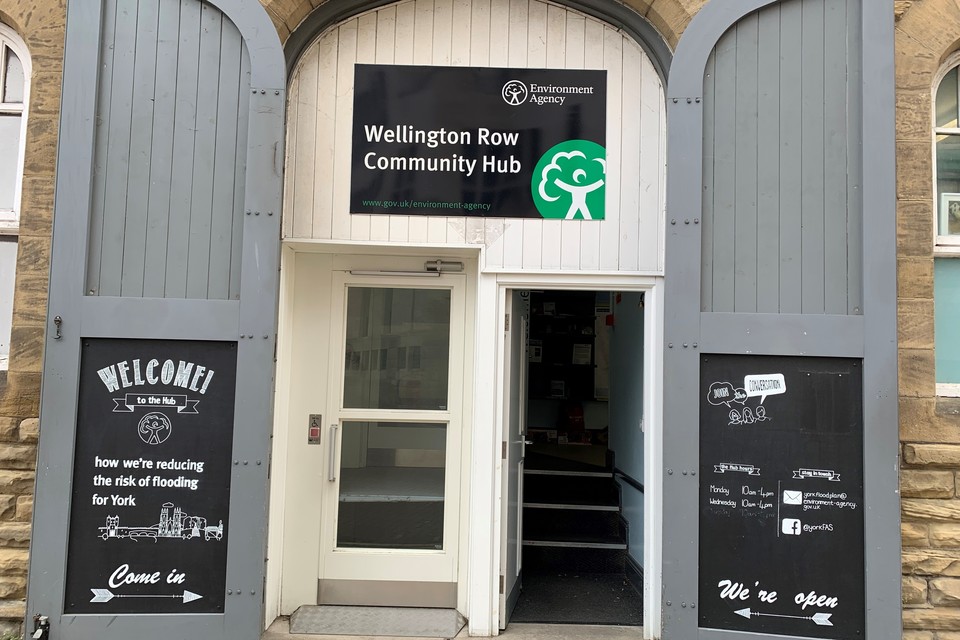 Community flood hub reopens in York