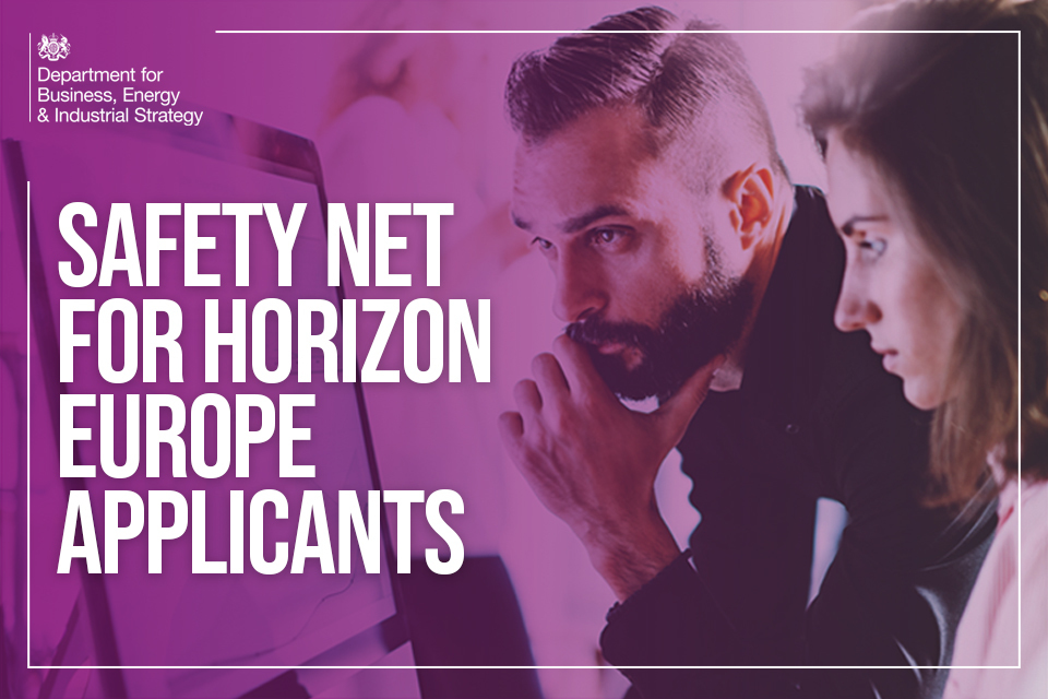 UK government provides financial safety net for Horizon Europe applicants