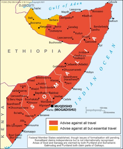 uk travel advice somalia