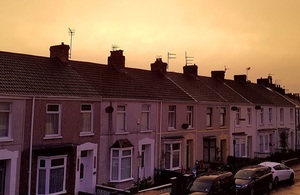 Row of terraced houses