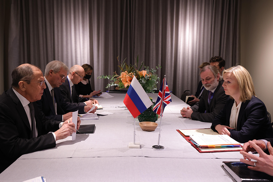 OSCE Ministerial Council 2021: Foreign Secretary's meeting with Russian Foreign Minister Lavrov