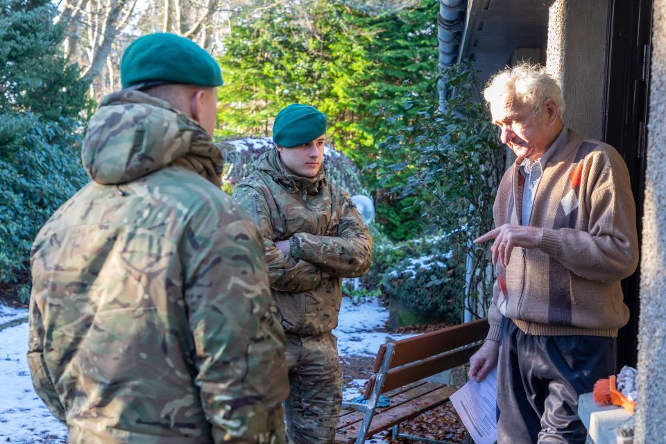 Armed Forces support Storm Arwen response in Scotland and northern England