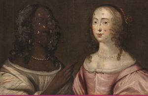 Image showing the portrait of two women