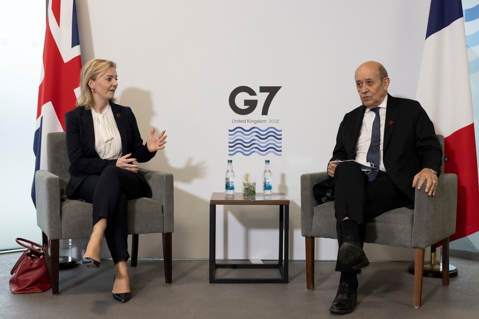 Foreign Secretary's meeting with French Foreign Minister Jean Yves Le Drian: 11 December 2021