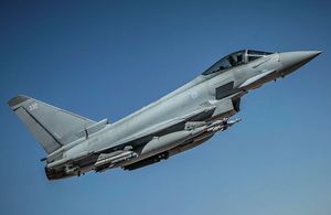 An RAF Typhoon on Operation SHADER