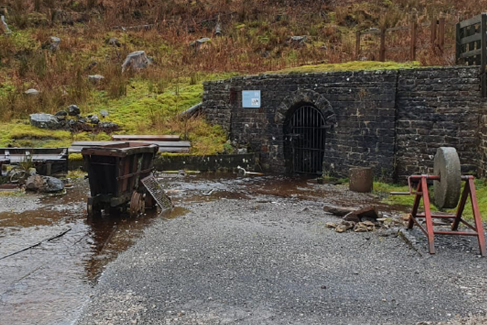 The Park Level mine water discharge at Killhope