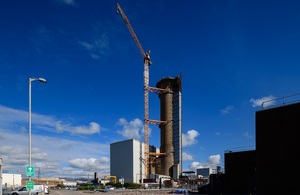 The Windscale Pile Chimney on the Sellafield site.