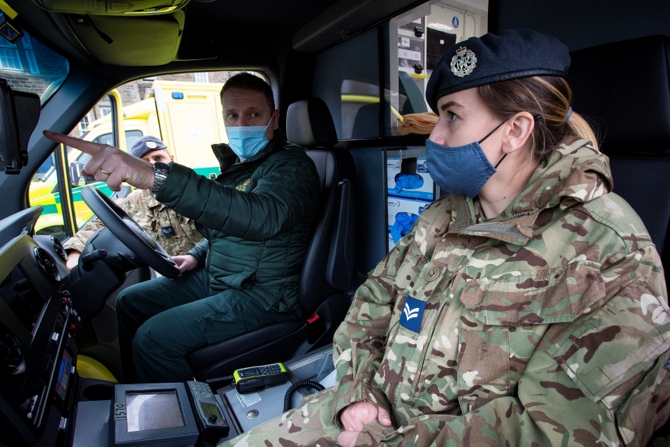 Armed Forces to boost Wales ambulance support