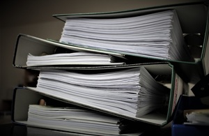 Stack of files