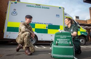 Military medics supporting the NHS