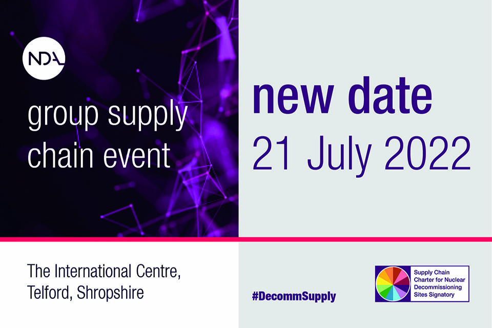 NDA announces new date for its group Supply Chain Event 2022