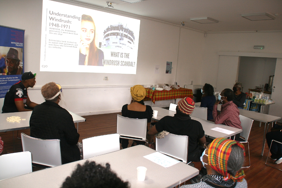 An image of an information session at WFTA.