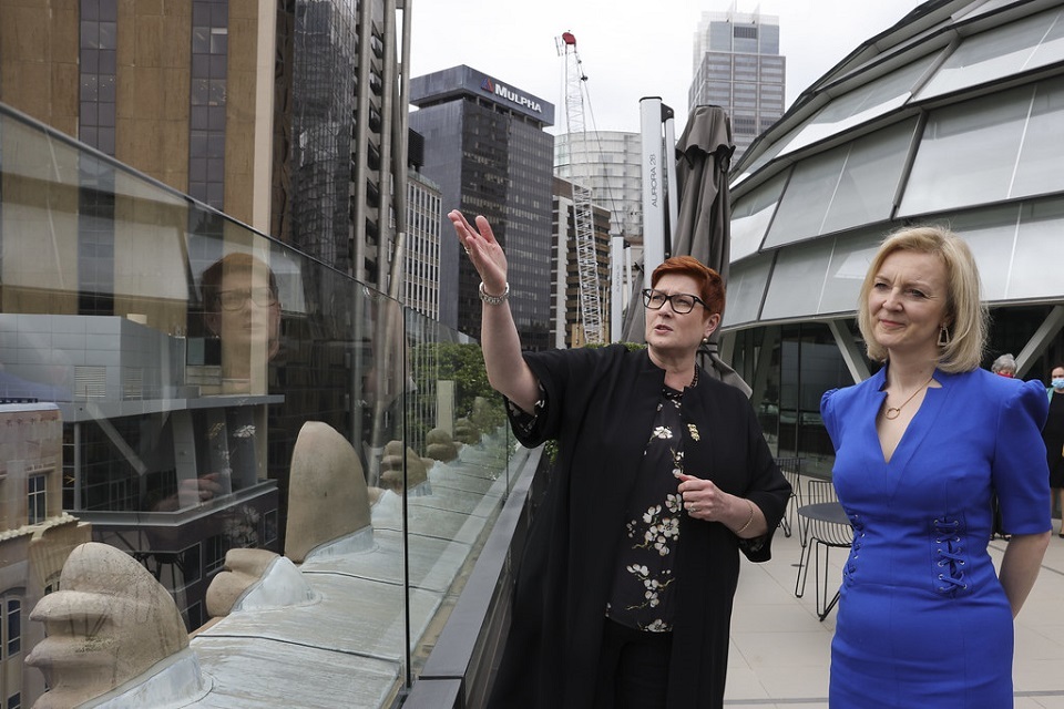 Foreign Secretary's meeting with Australian Foreign Minister Marise Payne, 20 January 2022