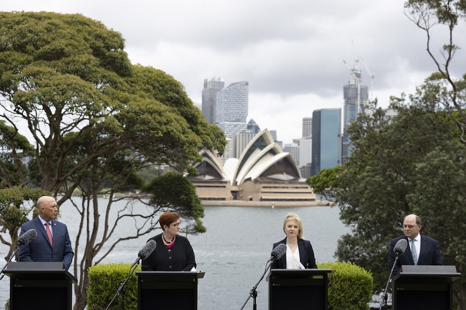 UK and Australia conclude first AUKMIN since pandemic