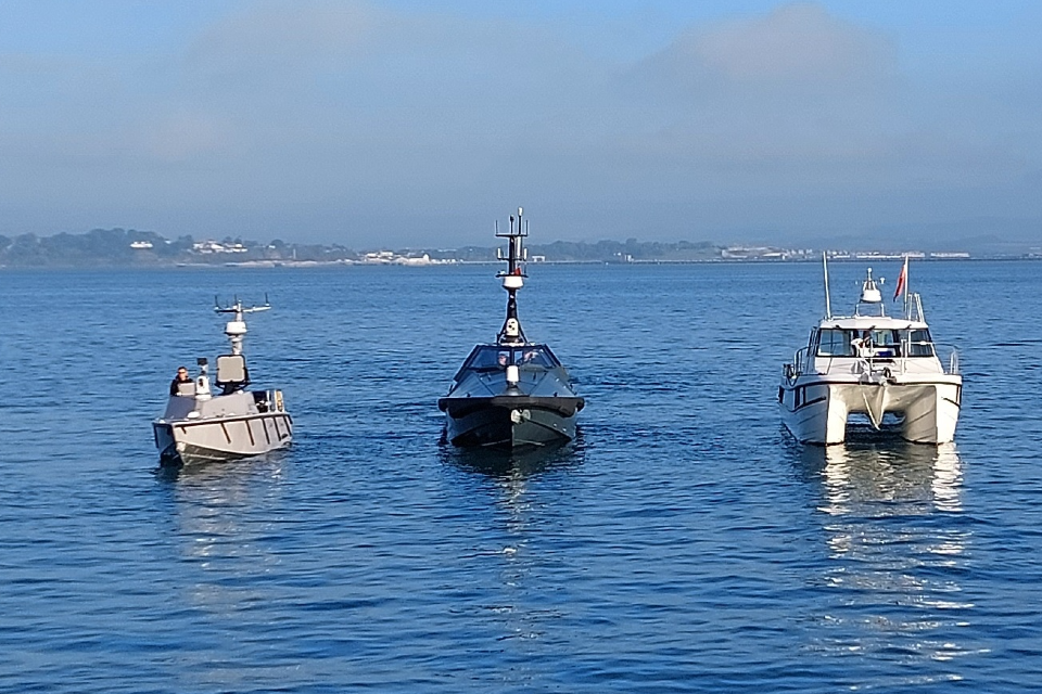 Dstl trials autonomous maritime asset protection system (AMAPS)