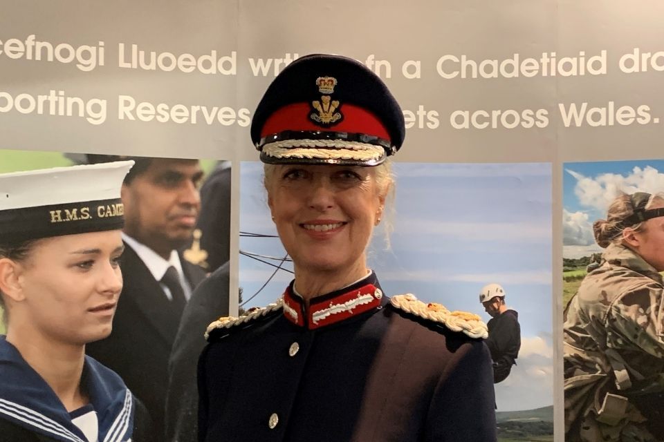 Lord Lieutenant of West Glamorgan pays tribute to reserves and cadets in the county