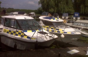 Environment Agency Patrol boats