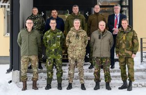 UK Chief of the Defence Staff Admiral Sir Tony Radakin meeting with JEF Defence Chiefs