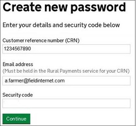 Diagram 5 create new password